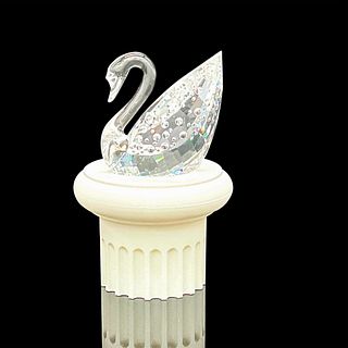 Swarovski Silver Crystal Figurine + Base, Swan Centenary