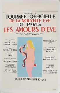 Paul Colin- Poster La Nouvelle Eve, Circa 1949