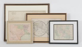 Four Maps, 18th-19th Century