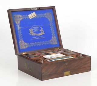 Mahogany Artist's Box by George Osborne, 19th Century