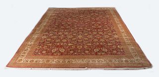 Persian Silk Room Size Carpet, 18ft 5in x 11ft 8in