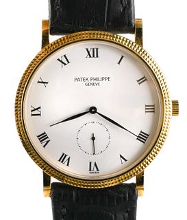 PATEK PHILIPPE Calatrava 18K Gold Watch