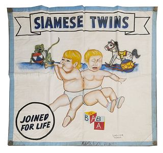 Circus: SIGLER STUDIOS Siamese Twins Banner