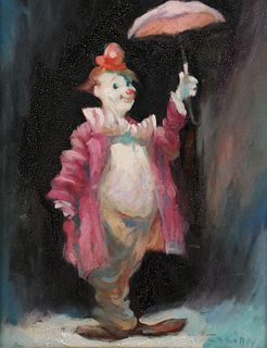 JULIAN RITTER Clown Painting