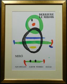 Joan Miro: Cover for Derriere le Miroir