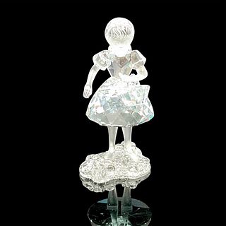 Swarovski Silver Crystal Figurine, Red Riding Hood