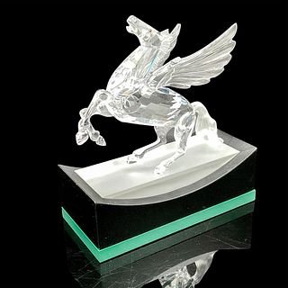 Swarovski Silver Crystal Figurine, The Pegasus 1998 + Base