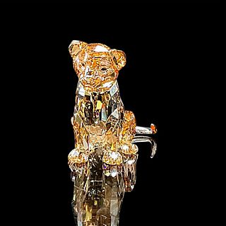 Swarovski SCS Crystal Figurine, Lion Cub Brown