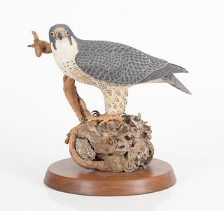 Tom Ahern (20th Century) Carved Wooden Bird