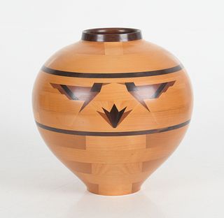 Russell P. Smith (20th/21st Century) Turned Wooden Vessel