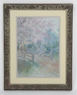 Yamada Baske (1869 - 1934) Watercolor