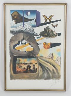 Salvador Dali (1904-1989) Color lithograph, Normandie