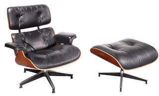 Charles and Ray Eames for Herman Miller Lounge Chair and Ottoman