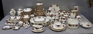 Large Grouping of Royal Albert "Old Country Roses"