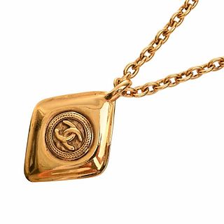 CHANEL COCOMARK CHAIN NECKLACE