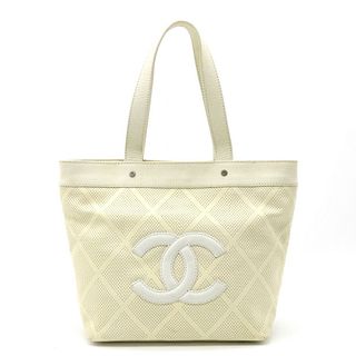 CHANEL PERFORATED LEATHER TOTE BAG