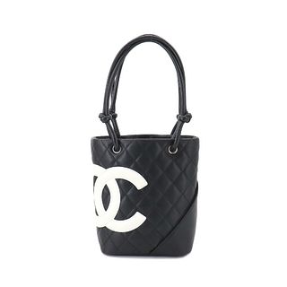 CHANEL CAMBON LINE LEATHER TOTE BAG
