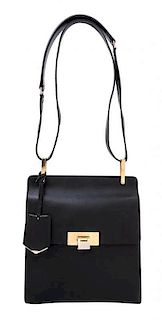 A Balenciaga Black Leather "Le Dix Cartable" Satchel Handbag,