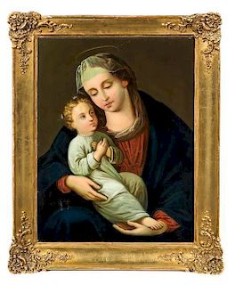 * Artist Unknown, (Austrian, 19th Century), Madonna and Child