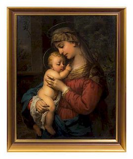 * Franz Russ the Elder, (Austrian, 1817-1892), Madonna and Child