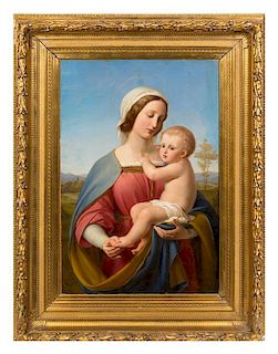* Johann Peter Molitor, (German, 1702-1756), Madonna and Child