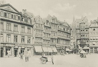 Unknown (19th), R&#246;merberg, Frankfurt aM, around 1900, Photogravure