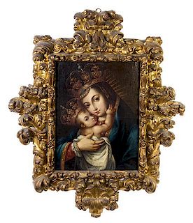 * Artist Unknown, (Spanish, 17th Century), Madonna and Child