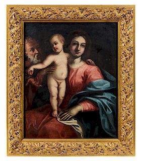 Artist Unknown, (18th/19th Century), Madonna and Child with St. Jerome