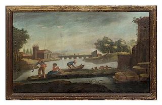 * Artist Unknown, (Continental, 18th Century), Landscapes (four works)