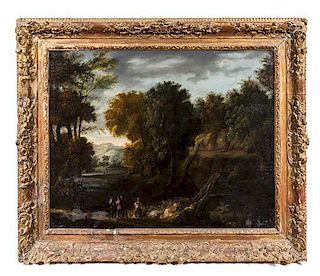 Attributed to Cornelis Huysmans, (Dutch, 1648-1727), Forest Scene