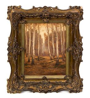 Oldrich Farsky, (Czech, 1860-1930), Forest Scene