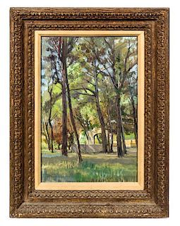 * Alexander Nikolaevich Benois, (Russian, 1870-1960), Forest Scene, 1929