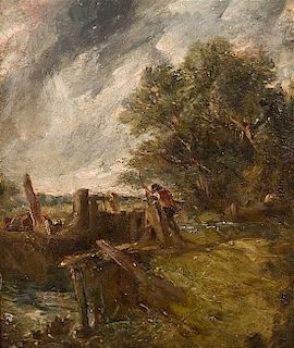* After John Constable, (British, 1776-1837), Sketch of The Lock