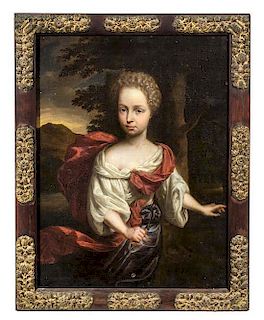 * Artist Unknown, (English or French, 18th Century), Portrait of a Girl