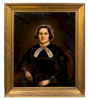 * Artist Unknown, (British, 19th Century), Portrait of Lady Galispy, Great-Great-Grandmother to Blaine Faber, First Lady in W