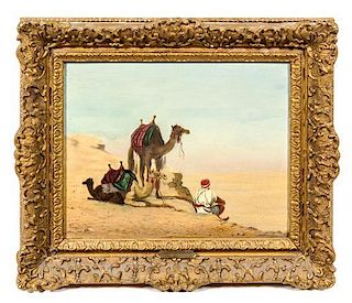 Edward Noble, (19th Century), A Rest in the Desert, 1888