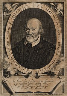 C. BLOEMAERT (*1603), Portrait of Adriaan van Oirschot,  1626, Copper engraving