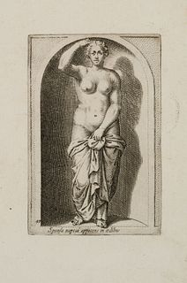 P. THOMASSIN (*1562), After ancient statue, around 1610, Copper engraving