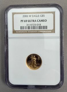 2006 W Eagle $5 Gold Coin NGC PF 69 Ultra Cameo