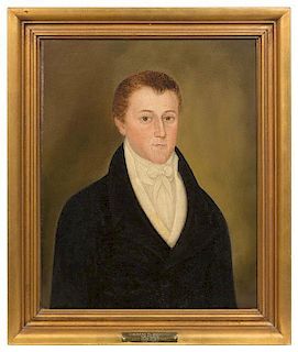 * Artist Unknown, (American, 19th Century), Thomas Bloodgood, Sixth President of City Bank of New York, 1832-1843