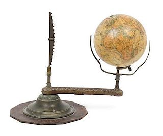 * An American Eight-Inch Terrestrial Globe Width overall 21 inches.