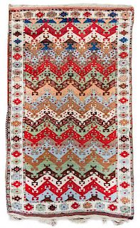 * A Turkish Wool Rug 3 feet 10 inches x 7 feet.