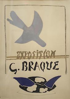 Georges Braque (France, 1882-1963)-Lithograph