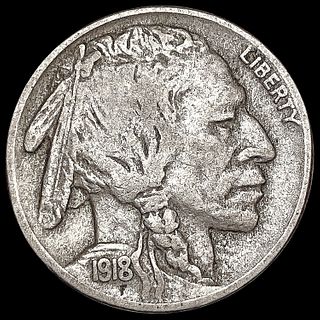 1918-S Buffalo Nickel LIGHTLY CIRCULATED