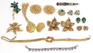 Assorted Vintage Jewelry incl. Costume & Silver