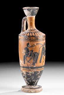 Greek Attic Black-Figure Lekythos - 3 Maenads