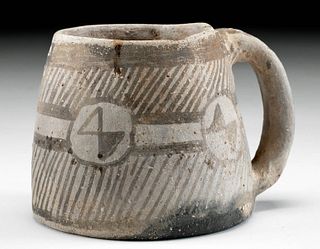 Prehistoric Anasazi Mesa Verde Black-on-White Mug