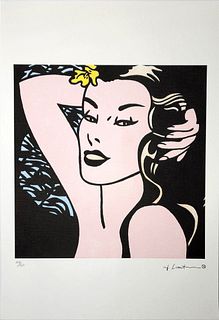 ROY LICHTENSTEIN's Little Aloha, A Limited Edition Lithography Print