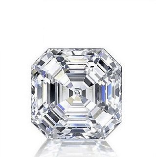 3.06 ct, E/VS1, Sq. Emerald cut IGI Graded Lab Grown Diamond