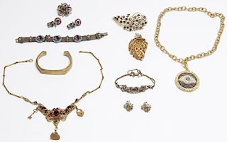 Assorted Vintage Costume Jewelry Items